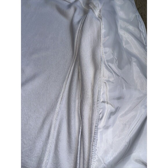 Fila White Zip-Up Jacket Sport with‎ Quilted Panels Sku9 - Picture 12 of 12